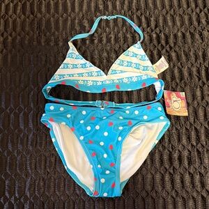 Op Blue and White Kids Swim Set